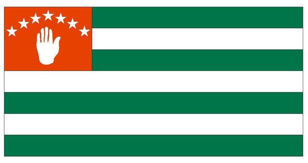 ABKHAZIA Vinyl Flag DECAL Sticker MADE IN USA FREE SHIPPING F04 - Winter Park Products