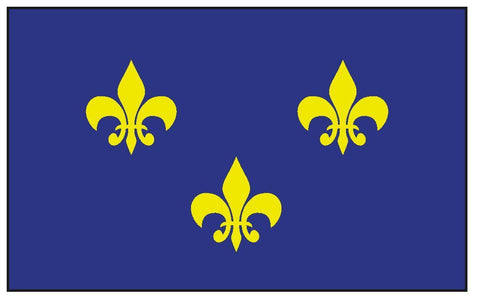 FLEUR DE LIS Vinyl International Flag DECAL Sticker MADE IN THE USA F167 - Winter Park Products