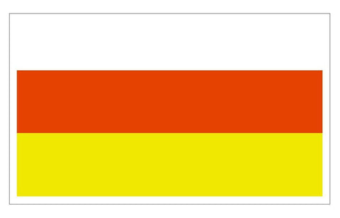 ALANIA Flag Vinyl International Flag DECAL Sticker MADE IN USA F14 - Winter Park Products