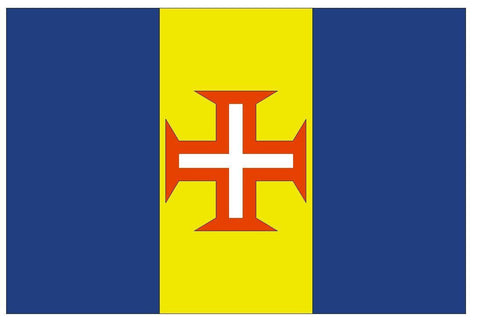 MADEIRA Vinyl International Flag DECAL Sticker MADE IN THE USA F294 - Winter Park Products
