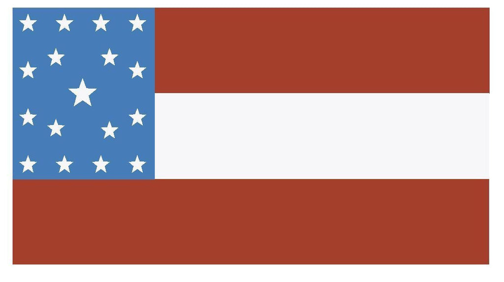J P GILLIS FLAG U.S Civil War Vinyl Flag Sticker Decal F249 - Winter Park Products