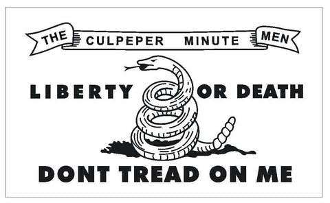 United States Historic Culpeper Flag Sticker Decal MADE IN USA F600 - Winter Park Products