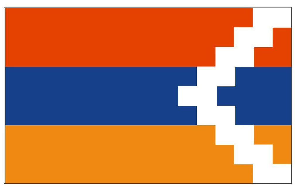 NAGORNO KARABAKH Vinyl International Flag DECAL Sticker MADE IN THE USA F329 - Winter Park Products