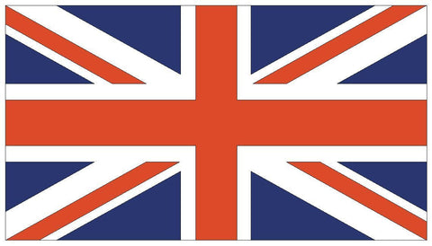 UNITED KINGDOM British Union Jack Vinyl Flag DECAL Sticker MADE IN THE USA F529 - Winter Park Products