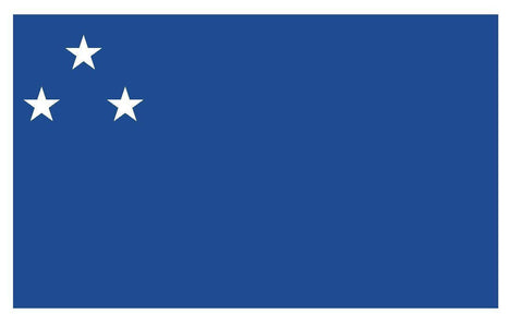 BANDEIRA DO SUL Flag Vinyl International Flag DECAL Sticker MADE IN USA F48 - Winter Park Products