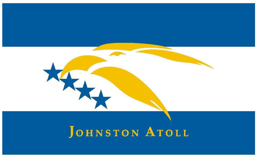 JOHNSTON ATOLL Vinyl International Flag DECAL Sticker MADE IN THE USA F247 - Winter Park Products