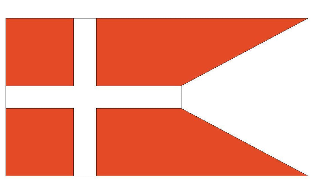 DENMARK Vinyl International Flag DECAL Sticker MADE IN THE USA F133 - Winter Park Products