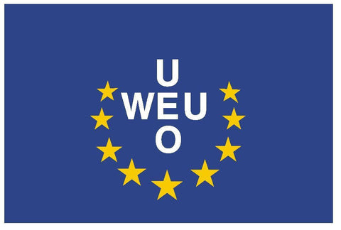 Western Europe Union Vinyl International Flag DECAL Sticker MADE IN THE USA F553 - Winter Park Products