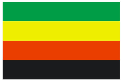 BAMILEKE MOVEMENT Flag Vinyl International Flag DECAL Sticker MADE IN USA F47 - Winter Park Products