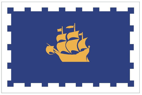 QUEBEC CANADA Vinyl International Flag DECAL Sticker MADE IN THE USA F408 - Winter Park Products
