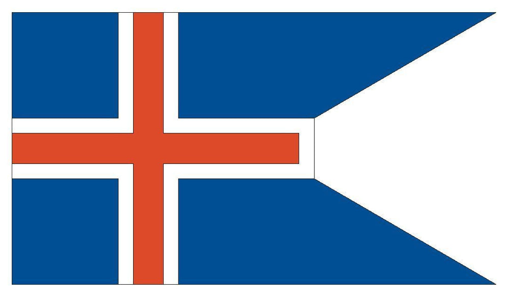 ICELAND Vinyl International Flag DECAL Sticker MADE IN THE USA F222 - Winter Park Products