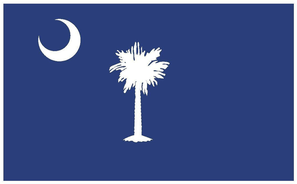 SOUTH CAROLINA Vinyl State Flag DECAL Sticker MADE IN THE USA F471 - Winter Park Products