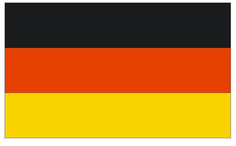 GERMANY Vinyl International Flag DECAL Sticker MADE IN THE USA F190 - Winter Park Products