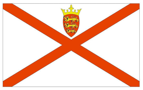 JERSEY Vinyl International Flag DECAL Sticker MADE IN THE USA F246 - Winter Park Products