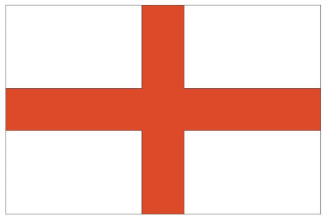 ENGLAND Vinyl International Flag DECAL Sticker MADE IN THE USA F151 - Winter Park Products