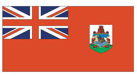 BERMUDA Flag Vinyl International Flag DECAL Sticker MADE IN USA F55 - Winter Park Products