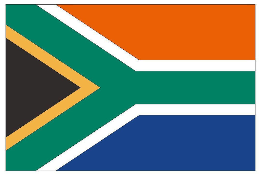 SOUTH AFRICA Vinyl International Flag DECAL Sticker MADE IN THE USA F468 - Winter Park Products
