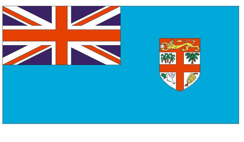 FIJI Vinyl International Flag DECAL Sticker MADE IN THE USA F164 - Winter Park Products
