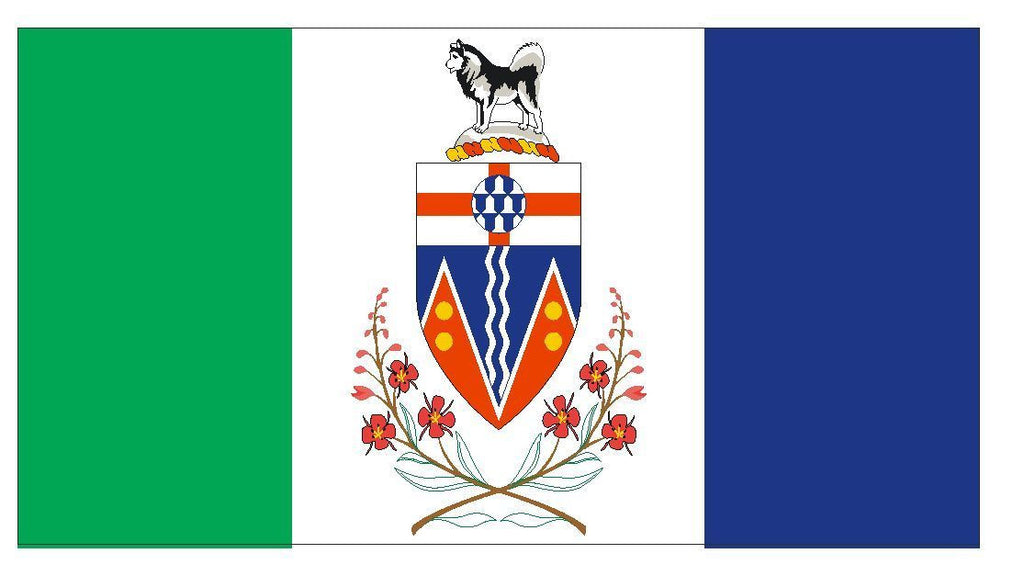 YUKON Vinyl International Flag DECAL Sticker MADE IN USA F564 - Winter Park Products