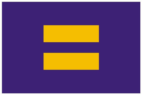 HUMAN RIGHTS Vinyl International Flag DECAL Sticker MADE IN THE USA F218 - Winter Park Products