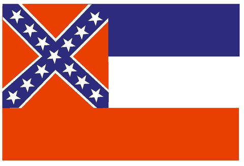 MISSISSIPPI Vinyl State Flag DECAL Sticker MADE IN THE USA F312 - Winter Park Products
