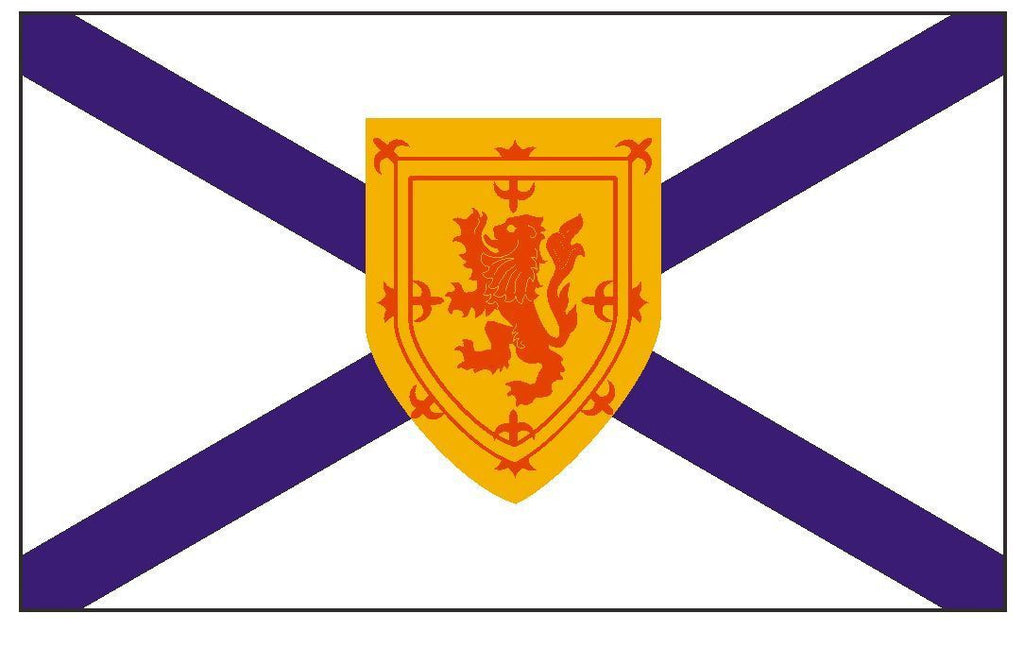 NOVA SCOTIA Vinyl International Flag DECAL Sticker MADE IN USA F366 - Winter Park Products