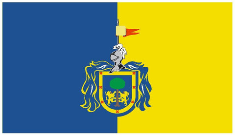 JALISCO Vinyl International Flag DECAL Sticker MADE IN THE USA F241 - Winter Park Products
