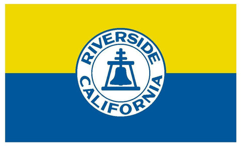 RIVERSIDE California Vinyl City Flag DECAL Sticker MADE IN THE USA F420 - Winter Park Products