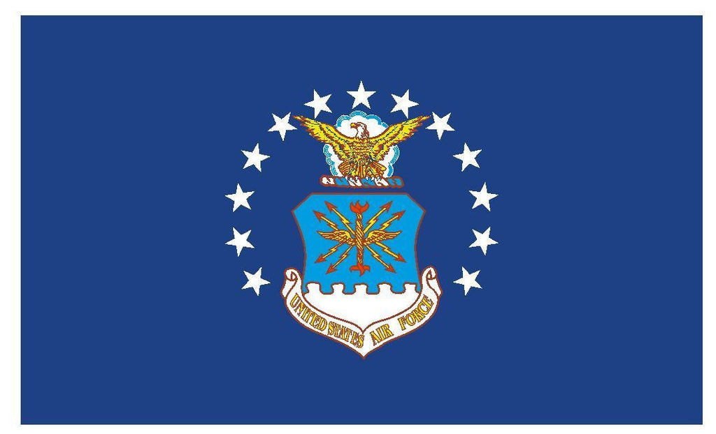 United States Air Force Vinyl Military Flag DECAL Sticker MADE IN THE USA F585 - Winter Park Products
