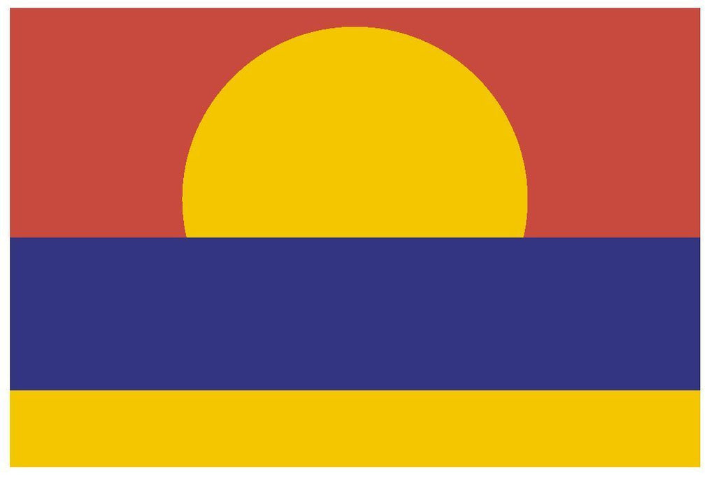 PALMYRA Vinyl International Flag DECAL Sticker MADE IN THE USA F384 - Winter Park Products