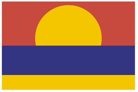 PALMYRA Vinyl International Flag DECAL Sticker MADE IN THE USA F384 - Winter Park Products