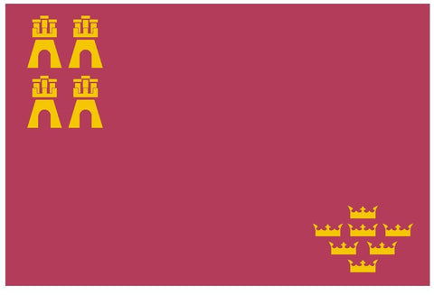 MURCIA Vinyl International Flag DECAL Sticker MADE IN THE USA F323 - Winter Park Products