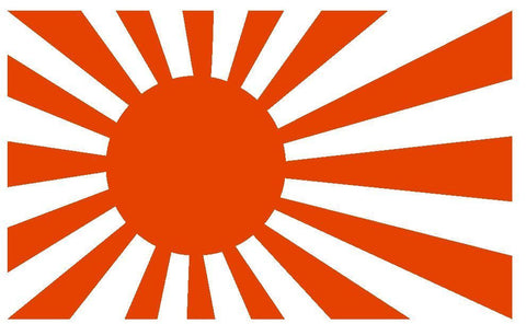 JAPAN NAVY Japanese Vinyl International Flag DECAL Sticker MADE IN THE USA F245 - Winter Park Products