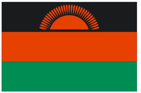 MALAWI Vinyl State Flag DECAL Sticker MADE IN THE USA F297 - Winter Park Products