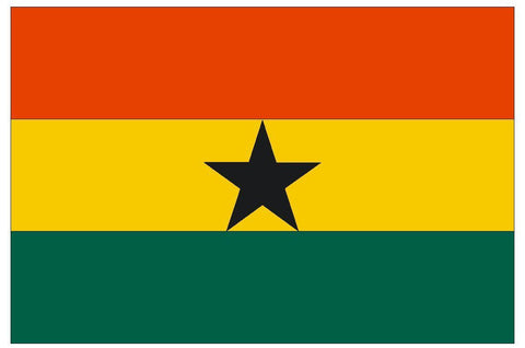 GHANA Vinyl International Flag DECAL Sticker MADE IN THE USA F192 - Winter Park Products