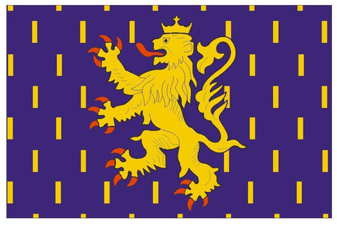 FRANCHE COMTE Vinyl International Flag DECAL Sticker MADE IN THE USA F174 - Winter Park Products