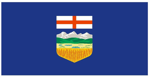ALBERTA Flag Vinyl International Flag DECAL Sticker MADE IN USA F17 - Winter Park Products
