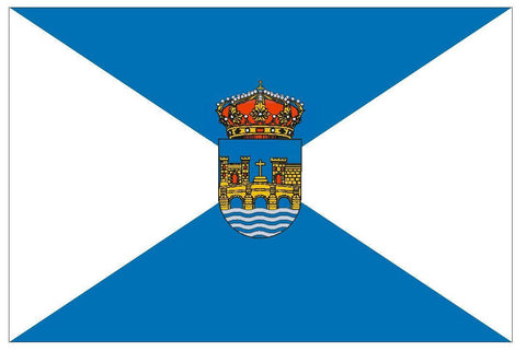 PONTEVEDRA Spain Vinyl International Flag DECAL Sticker MADE IN THE USA F399 - Winter Park Products