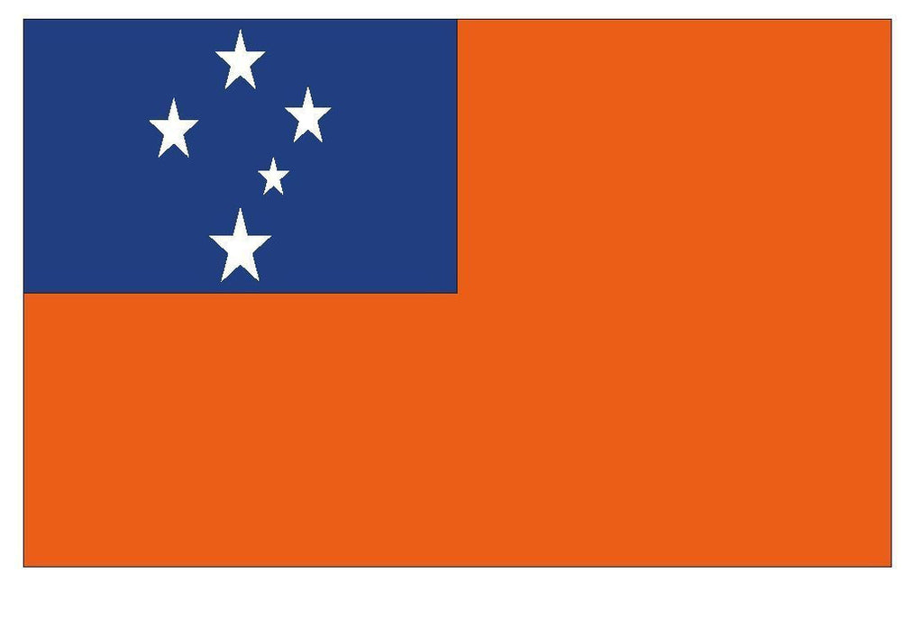 SAMOA Vinyl International Flag DECAL Sticker MADE IN THE USA F436 - Winter Park Products