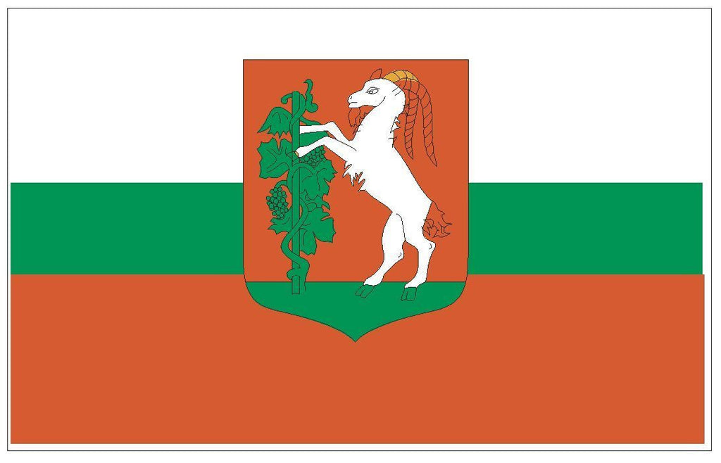 LUBLIN Poland Vinyl International Flag DECAL Sticker MADE IN THE USA F289 - Winter Park Products