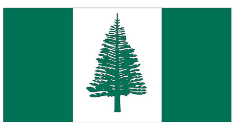 NORFOLK ISLAND Vinyl International Flag DECAL Sticker USA MADE F355 - Winter Park Products