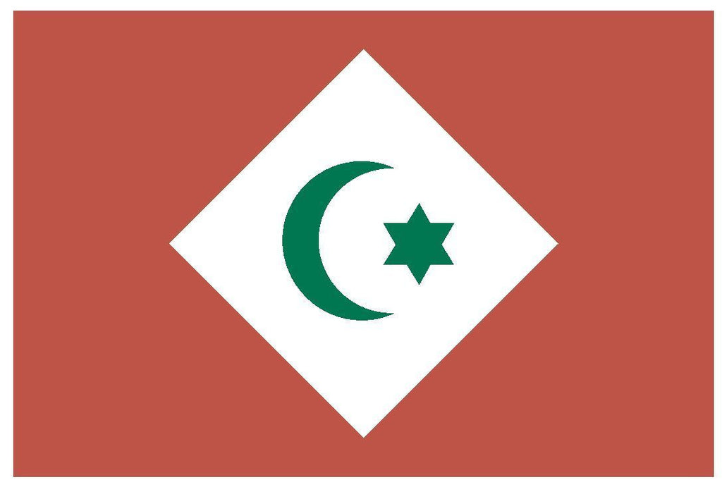RIF Tribes of the Rif Vinyl International Flag DECAL Sticker MADE IN USA F418 - Winter Park Products
