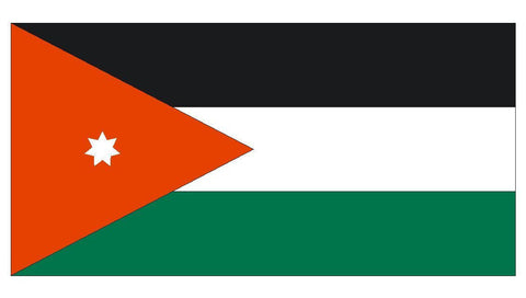 JORDAN Vinyl International Flag DECAL Sticker MADE IN THE USA F248 - Winter Park Products