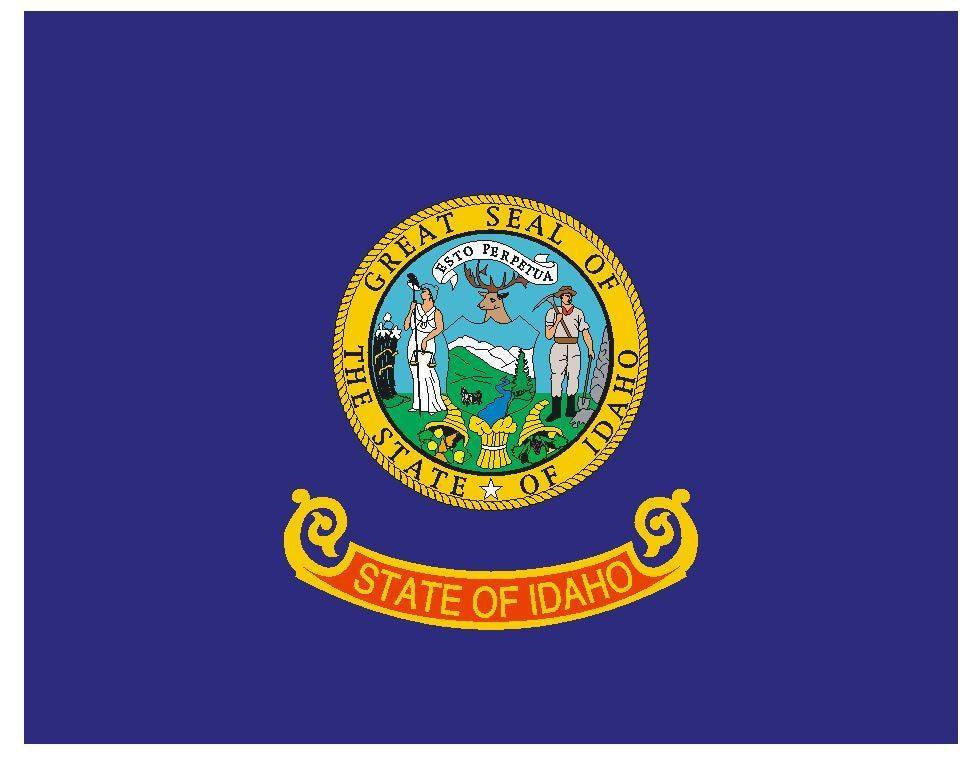 IDAHO Vinyl State Flag DECAL Sticker MADE IN THE USA F224 - Winter Park Products