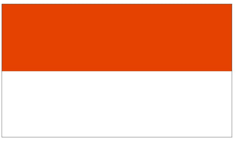 INDONESIA Vinyl State Flag DECAL Sticker MADE IN THE USA F229 - Winter Park Products