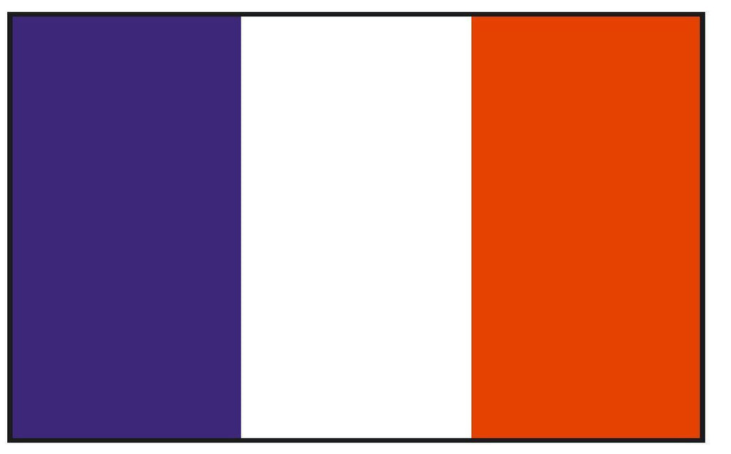 FRANCE Vinyl International Flag DECAL Sticker MADE IN THE USA F172 - Winter Park Products