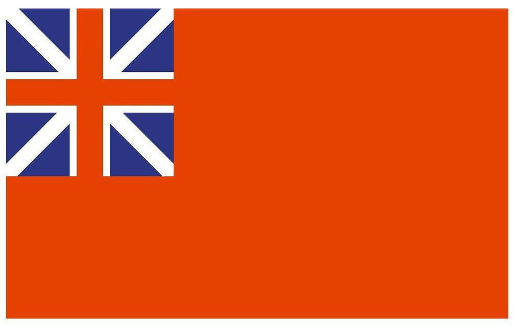BRITISH RED ENSIGN Flag Vinyl International Flag DECAL Sticker MADE IN USA F70 - Winter Park Products