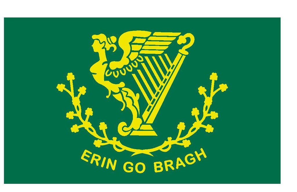 Irish Erin Go Bragh Flag Vinyl DECAL Sticker MADE IN THE USA F606 - Winter Park Products