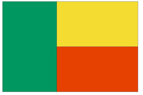 BENIN Flag Vinyl International Flag DECAL Sticker MADE IN USA F53 - Winter Park Products