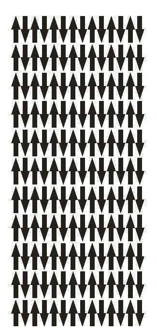 Black Arrows Vinyl Color Code Inventory Label Stickers 1/2" x 3/4" - Winter Park Products